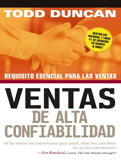 Title details for Ventas de alta confiabilidad by Todd Duncan - Available